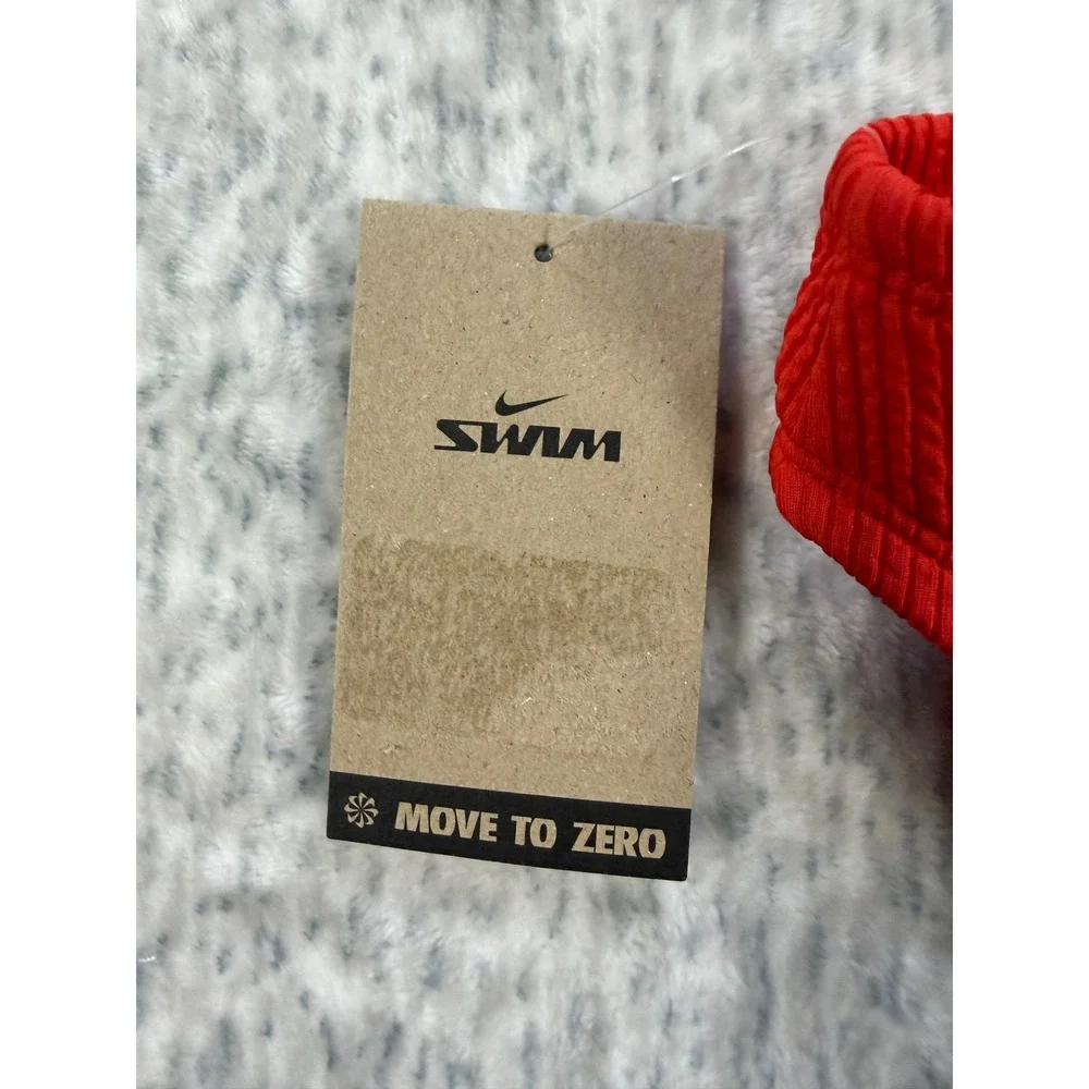 Nike‎ Swim Ribbed High Leg Bikini Bottoms NESSD234 XL NEW